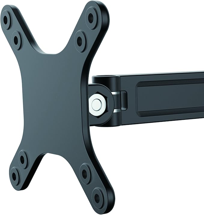 StarTech.com Monitor Wall Mount - Single Swivel - Supports Monitors 13” to 34” - VESA Monitor Wall Mount Bracket - Black (ARMWALLS)