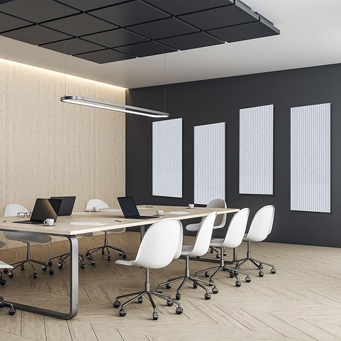 Acoustic Panels,5 Pack Sound Panels,47.2"x23.6"x0.35" Soundproof Wall Panels,High-Density Large Acoustic Panels,Decorative Sound Dampening Panels,Light Camel