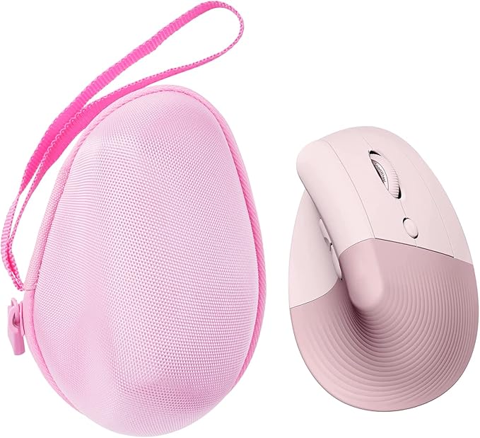 co2CREA Hard Case Replacement for Logitech Lift Vertical Ergonomic Mouse (Rose Case)