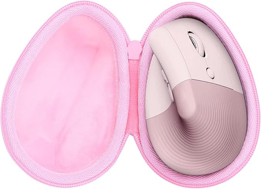 co2CREA Hard Case Replacement for Logitech Lift Vertical Ergonomic Mouse (Rose Case)