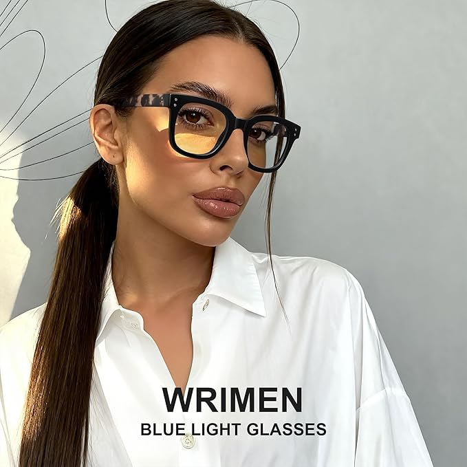 Blue Light Blocking Glasses For Woman/Men,Computer Glasses,Anti Eyestrain & UV Protection Eyeglasses