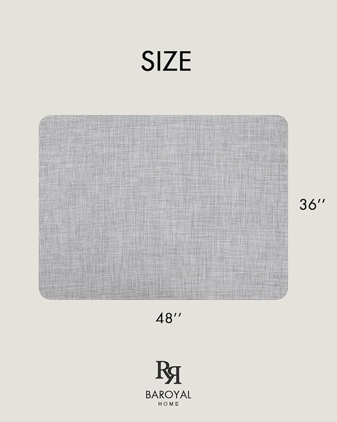 Office Chair Mat for Hardwood Floor Under Desk Computer Rolling Chair Mat for Wood/Tile Floor Non-Slip Heavy Duty Desk Rug PVC Plastic Hard Floor Protector 36" x 48" (Mist)