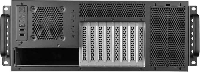 Silverstone Technology RM46-502-I 4U Interchangeable Rackmount Chassis with Front Accessible Expansion Slots, SST-RM46-502-I