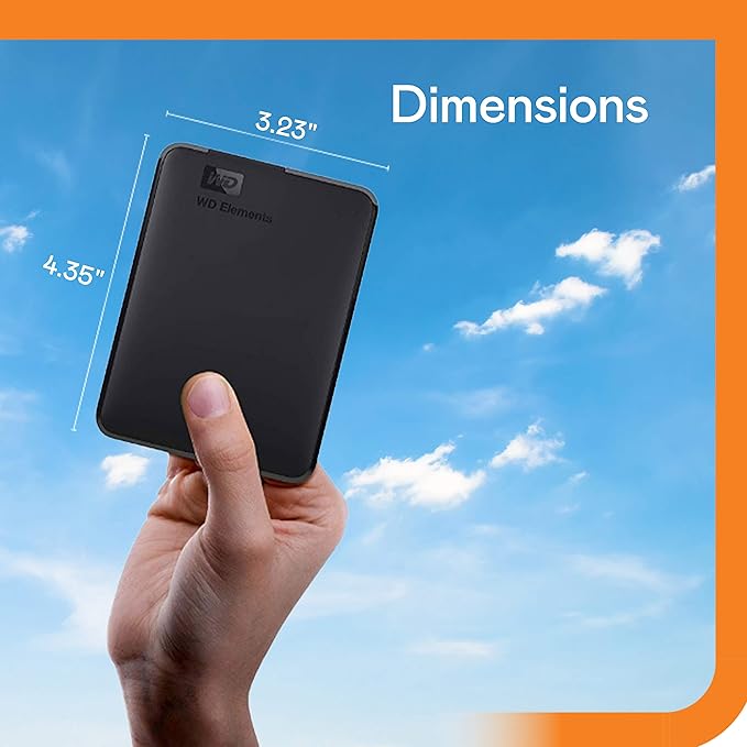 WD 18TB My Book Desktop External Hard Drive, USB 3.0, External HDD with Password Protection and Auto Backup Software - WDBBGB0180HBK-NESN and WD 5TB Elements Portable HDD, External Hard Drive, USB 3.0 for PC & Mac, Plug and Play Ready - WDBU6Y0050BBK-WESN