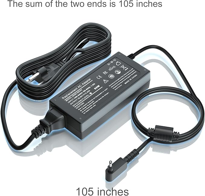 65W Laptop Charger Compatible with Acer ADP-45FE F PA-1450-26 Aspire 5 A515-44 A515-46 A515-54 A515-56 A315-24P Chromebook R11 CB3 CB5 C740 C738t N15Q9,Swift 3,Spin 1 3 5, 19V 3.42A Power Cord