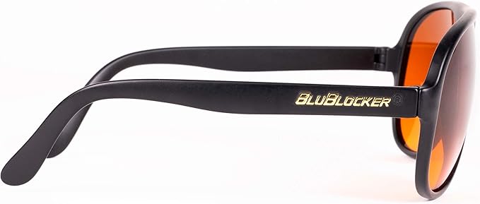 BluBlocker Original Aviator Sunglasses | Retro | Blocks 100% of Blue & UV light | For Men & Women | Reduce Glare & Eye Stress