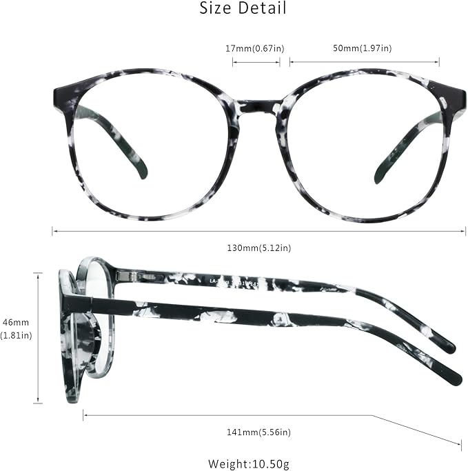 LifeArt Blue Light Blocking Glasses, Computer Reading Glasses, Gaming Glasses, TV Glasses for Women Men (Gray, 0.50 Magnification)