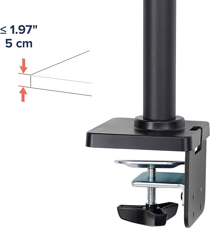 Ergotron – NX Single Monitor Arm, VESA Desk Mount – for Monitors Up to 34 Inches, 0 to 18 lbs – Matte Black