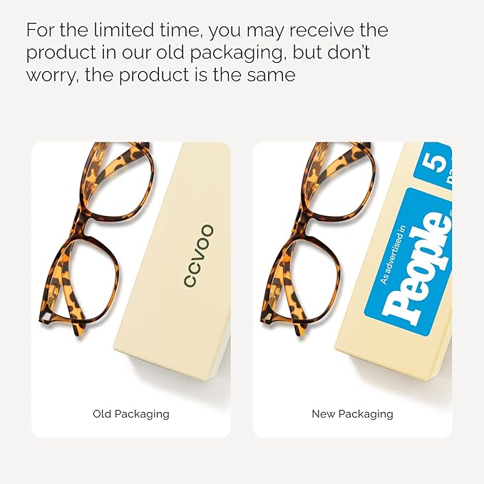 CCVOO 4.0 Reading Glasses for Women, Eye glasses, Blue Light Readers for Women, Cheaters