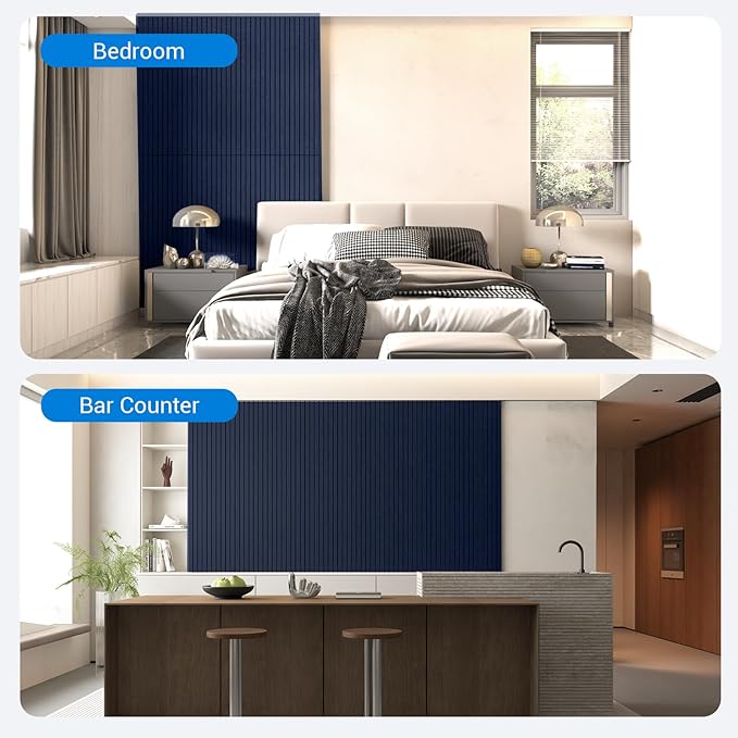 10 Pack Acoustic Panels,48"*24"*0.47"Self-Adhesive Soundproof Wall Panels,High Density Sound Proof Panels for Walls, Office, Reccording Studio, Home,Ceiling-Starry Blue