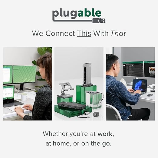 Plugable Mini DisplayPort (Thunderbolt 2) to VGA Adapter - Supports Mini-DisplayPort Equipped Mac, Windows, Linux Systems to VGA Displays up to 1920x1080, Active - Driverless