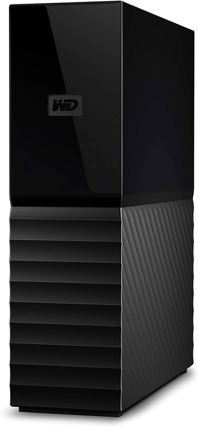 WD 18TB My Book Desktop External Hard Drive, USB 3.0, External HDD with Password Protection and Auto Backup Software - WDBBGB0180HBK-NESN and WD 5TB Elements Portable HDD, External Hard Drive, USB 3.0 for PC & Mac, Plug and Play Ready - WDBU6Y0050BBK-WESN