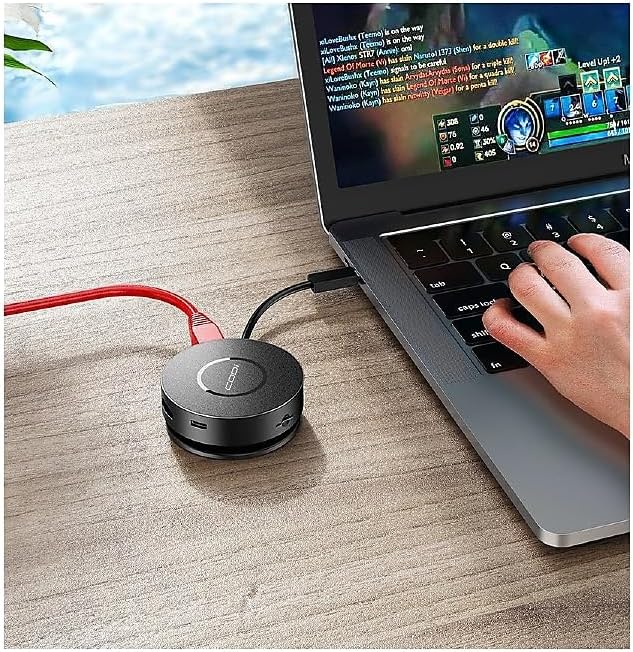 CODi 7-Port Mini USB-C Docking Station for Desktop PC/Tablet (A01058)