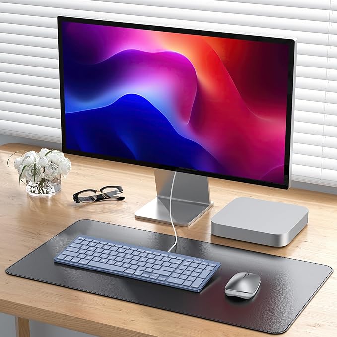 OMOTON Wired Keyboard Compatible with Mac, with Dual Interface (USB and Type-C), Numeric Keypad Compatible with MacBook Pro/Air, iMac, Mac mini/Pro Laptop, Blue