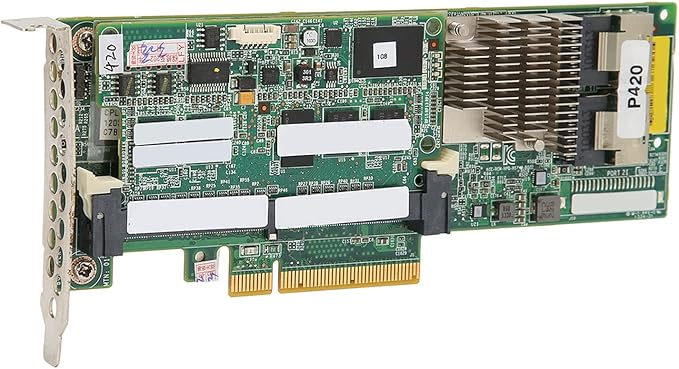 Server Array Card P420 1GB FBWC 6GB 2 Port SAS Controller Advanced Storage Capabilities High Performance Data Protection for ProLiant Gen8 Rack and Tower Servers Durable PCB