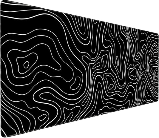 Waterproof Large Gaming Mouse Pad – 35.4" x 15.7" Full Desk Mat, Non-Slip Rubber Base, Stitched Edges, Durable Surface for Esports, Office, Home