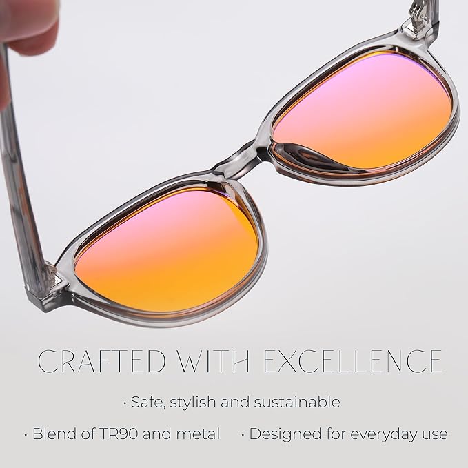Blue Light Blocking Glasses - Anti Eye Strain Glasses for Gaming, Reading & Computer - Comfort Eyewear for Women & Men