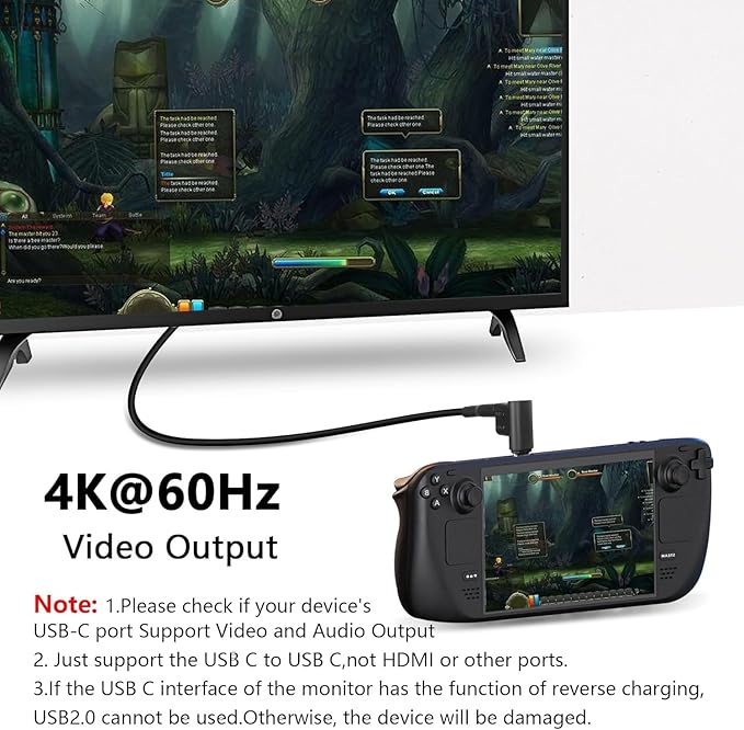 GELRHONR USB Type C Splitter, 1 to 2 Ports, Supports 10Gbps Data Transfer, 4K@60Hz Video Output, Easy to Carry