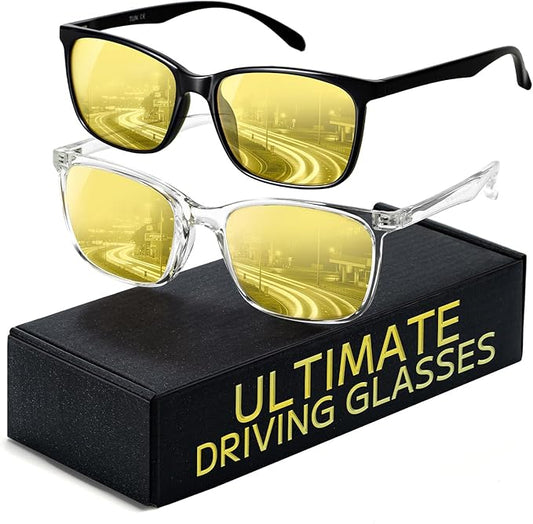 TIJN Sleep Glasses for 99.9% TR90 Blue Green Light Blocking Dual AR Coatings Red Lens for Computer Gaming Reduce Eyestrain, Multi Color
