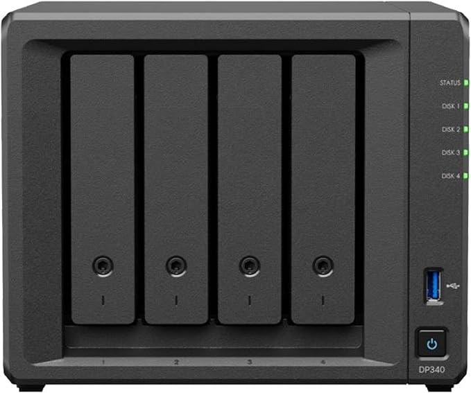 Synology - DP340 - Synology ActiveProtect AppliancenDP340 Cyber-Resilient Data Protection Solution for Endpoints NAS