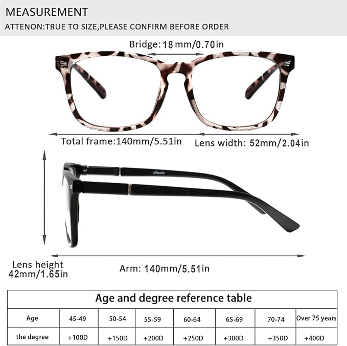 Henotin 4-Pack Blue Light Blocking Reading Glasses Women Men,Spring Hinge Computer Readers,Anti UV Ray Square Nerd Eyeglasses (4 pack Mix Color, 1.00, Diopters)