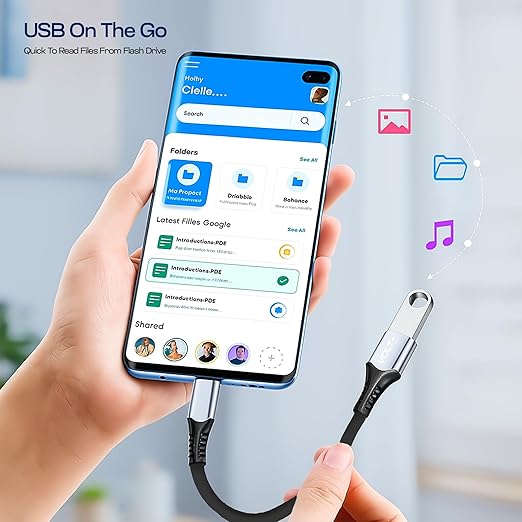 USB to USB C Adapter 3.1 [2 Pack] 5Gbps Cable On The Go usbc to USB Adapter Compatible with MacBook, iPhone 17/16/15 Pro Max/Plus/Air/16e/15, Samsung Galaxy S26/S25/S24/S23 Plus/Ultra, Ipads/Tablets