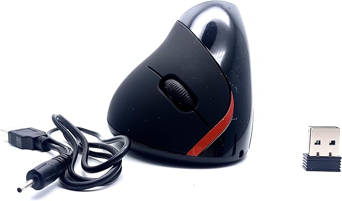 SANOXY 2.4G Wireless Vertical Ergonomic Optical Mouse Rechargeable