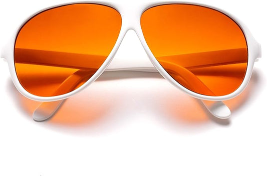 BluBlocker Original Aviator Sunglasses | Retro | Blocks 100% of Blue & UV light | For Men & Women | Reduce Glare & Eye Stress