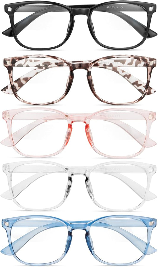 Gaoye Blue Light Glasses for Men - Blocking Square Eyeglasses, Anti UV Ray Computer Gaming Glasses Blue Blockers for Women