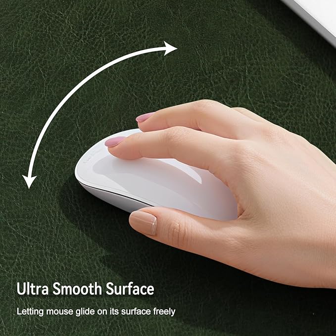 Imitation Crazy Horse Leather Desk Mat - Waterproof Desk Pad - Ideal for Large Mouse Pad and Desk Mats on Top of Desks (Green+Gray, 25"*13")