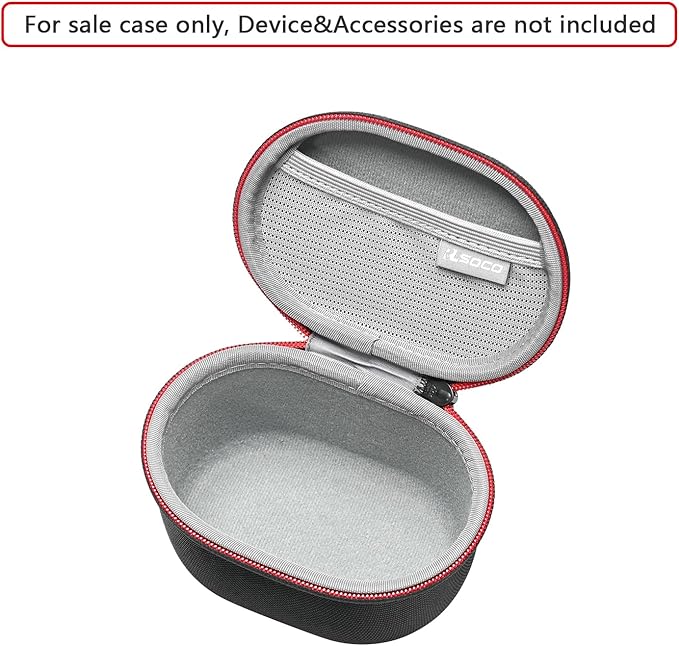 RLSOCO Travel Case for Logitech Lift Vertical/MX Vertical Wireless Ergonomic Mouse | Compact Design with YKK Zipper & Scratch Protection (Black)