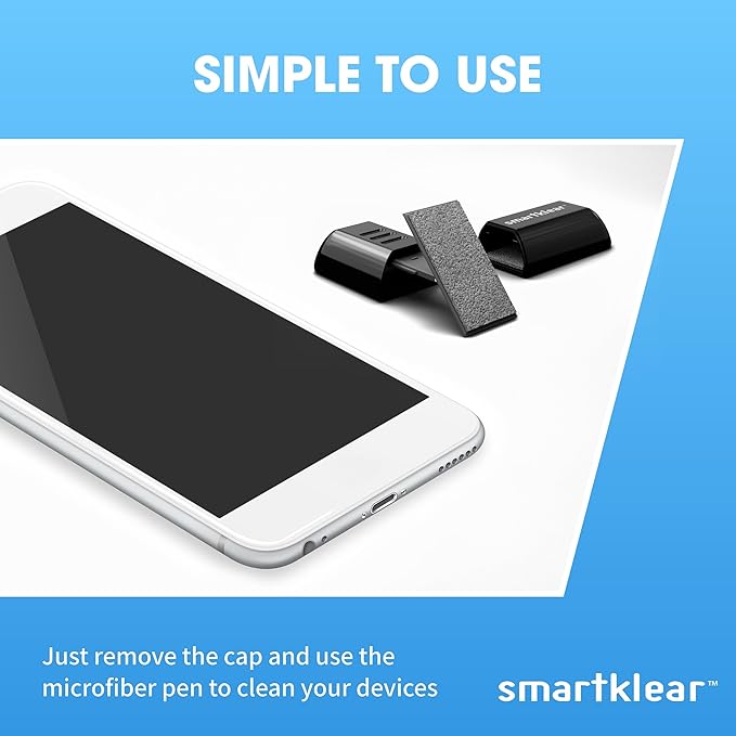 SmartKlear Smart Phone Screen Cleaner - Efficient and Durable Carbon Microfiber Technology