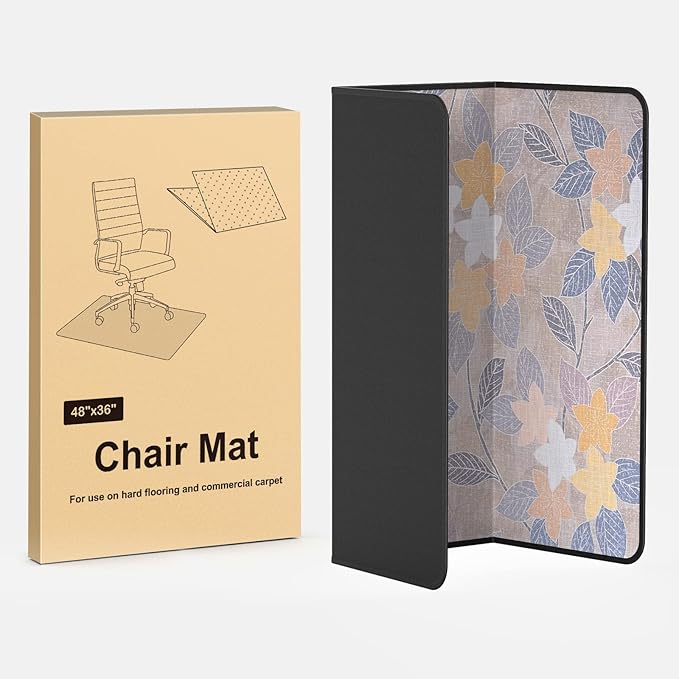 Placoot Office Chair Mat for Carpet & Hardwood Floors, 48" x 36" Highly Premium Quality Floor Mat, Desk Chair Mat for Carpeted Floors and HardwoodFloor for Home Office