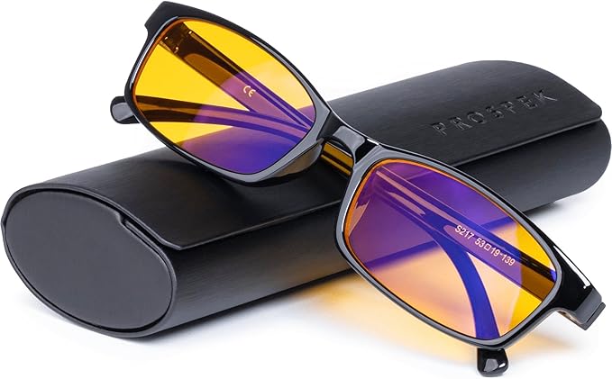 Prospek Blue Light Glasses Reading for Men and Women, For Computer Use, Blue Light Protection, Clear Lens 0 to +3.0 Diopters
