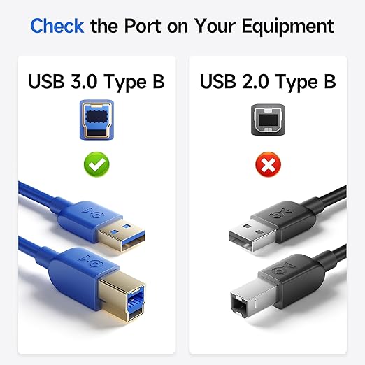 Cable Matters 5Gbps Long USB 3.0 Cable - 15ft, USB A to B Cable, USB3 Cord with Type-B 3.0 Connector for Hard Drive Enclosure/Built-in Hub and More, Blue