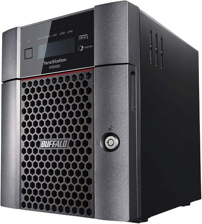 BUFFALO TeraStation WS5420DN 4-Bay Windows Server IoT 2025 Desktop NAS 16TB (4x4TB) w/HDD Included