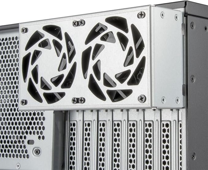Silverstone Technology RM52 5U Rackmount Server Chassis with Dual 360mm Liquid Cooling Capability, SST-RM52