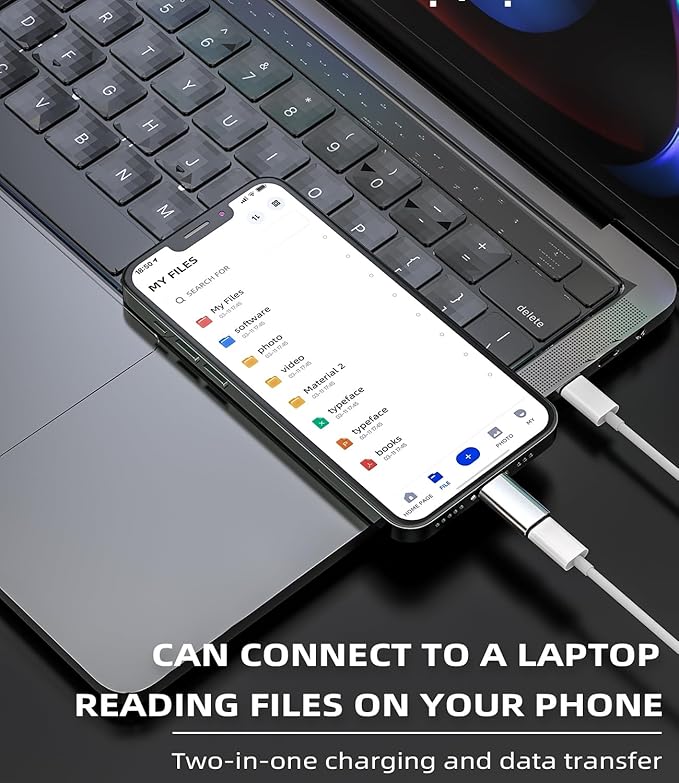 Lightning Male to USB C Female Charging Adapter (3 Pack) for iPhone 14 13 12 11 Pro Max Mini 7 8 Plus X Xs Xr Se Ipad Air 2019 Apple Dongle Type C Charger Cable Port Converter Cord Data Sync Connector