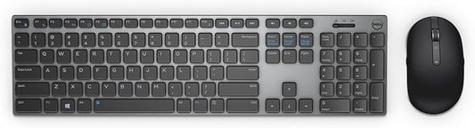 Dell KM717 Premier Wireless Keyboard and Mouse, Gray