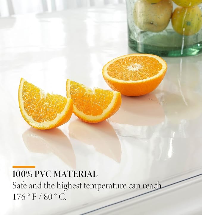 Deep Dream 1.5mm Clear Desk Cover Protector, 36×48 Inch Clear Desk Cover, Clear Desk Mat, Table Cover Tablecloth Protector Rectangle, Table Protector for Dining Room Table