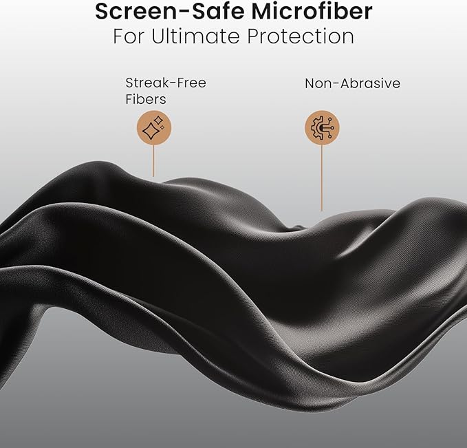 EVEO Screen Wipes (150 Pack) - Electronic Wipes, Computer Screen Cleaner Wipes for Electronics | Computer Screen Wipes Phone Wipes & Lens Wipes for PC, Laptop, Phone, Car & More - Microfiber Included