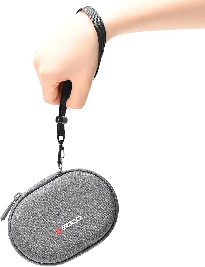 RLSOCO Travel Case for Logitech Lift Vertical/MX Vertical Wireless Ergonomic Mouse | Compact Design with YKK Zipper & Scratch Protection (Grey)