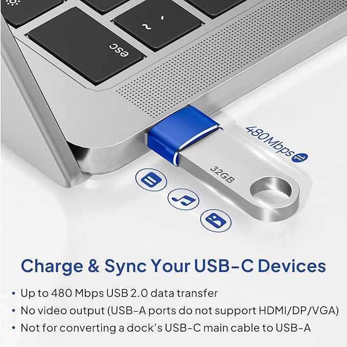 Elebase for Apple Watch Series 11 SE Ultra 3 Adapter,USB to USB C Adaptor,Type C Female to A Male Cable Converter for iWatch 9 10 9,Airpods 4 2,iPad 8th 9th 10th Air 4th 5th Mini 7 7th 6th Yubico