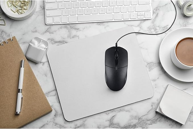 10 PCS Black Wired Computer Mouse Bulk USB 1000 DPI 3 Button Corded Mouse with Home Office Noiseless Simple USB Mouse for Computer Laptop Desktop PC