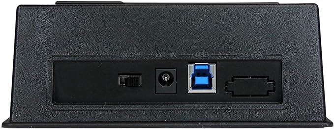 StarTech.com Single Bay USB 3.0 to SATA Hard Drive Docking Station, USB 3.0 (5 Gbps) Hard Drive Dock, External 2.5/3.5" SATA I/II/III HDD/SSD Docking Station, Top-Loading Hard Drive Bay (SDOCKU33BV)