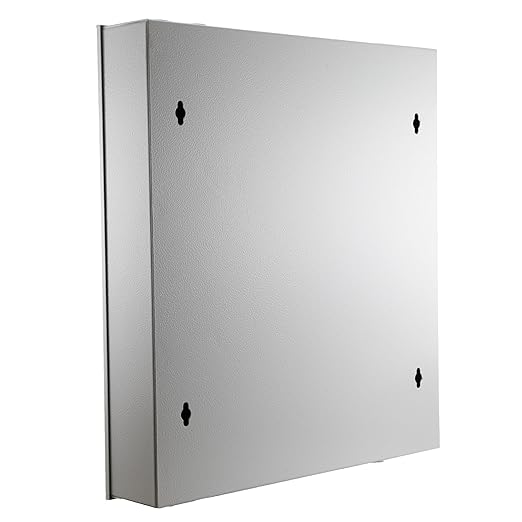 NavePoint Indoor Fiber Enclosure, 24 Port, Supports SC/ST/FC/LC Duplex Adapters, Splice Tray, Wall Mount, SPCC Steel, for FTTH, Telecom, CATV, LAN, Data Centers