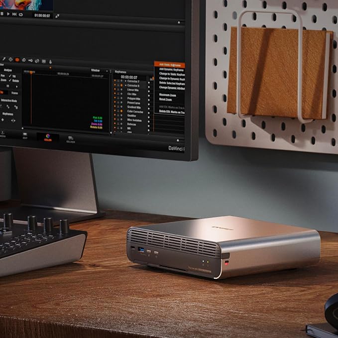 QNAP TBS-h574TX-i3-12G-US 5 Bay High-Performance E1.S All-Flash NASbook with Intel® Core™ Processor, Thunderbolt 4 and 10GbE (5G/2.5G/1G/100M/10M) Network Connectivity (Diskless)