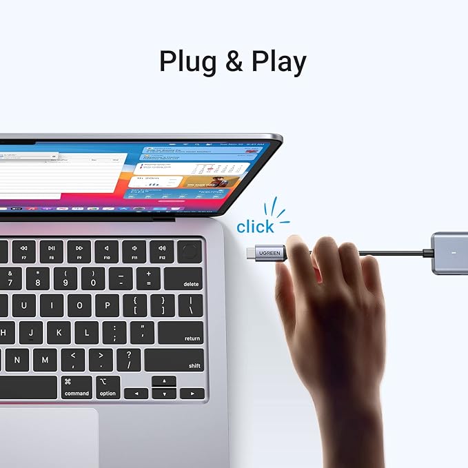 UGREEN USB C to USB A Hub with 4 USB 3.0 for Laptop, MacBook Pro/Air, Mac mini M4, iMac, iPad Pro, Chromebook, Dell XPS, Galaxy S23, and More, 0.5FT