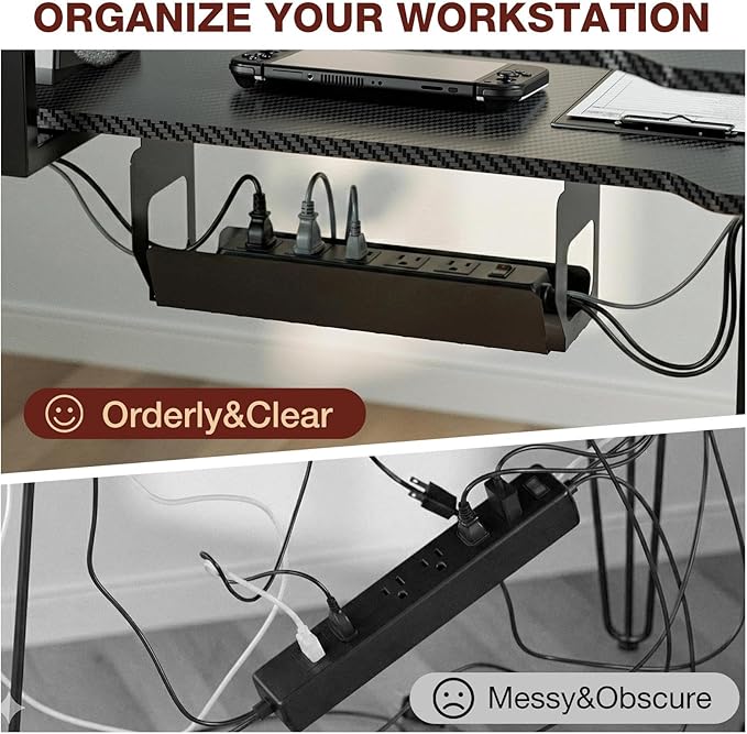 59 Inch L Shaped Standing Desk with Shelves and Keyboard, Electric Corner Standing Desk Adjustable Height, Sit Stand Computer Table with Reversiable Splice Board,Black Carbon Top