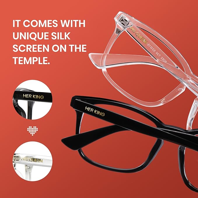 Cyxus Blue Light Glasses Men Women Reduce Eye Strain UV Blocking for Office Work Computer Screen 8082
